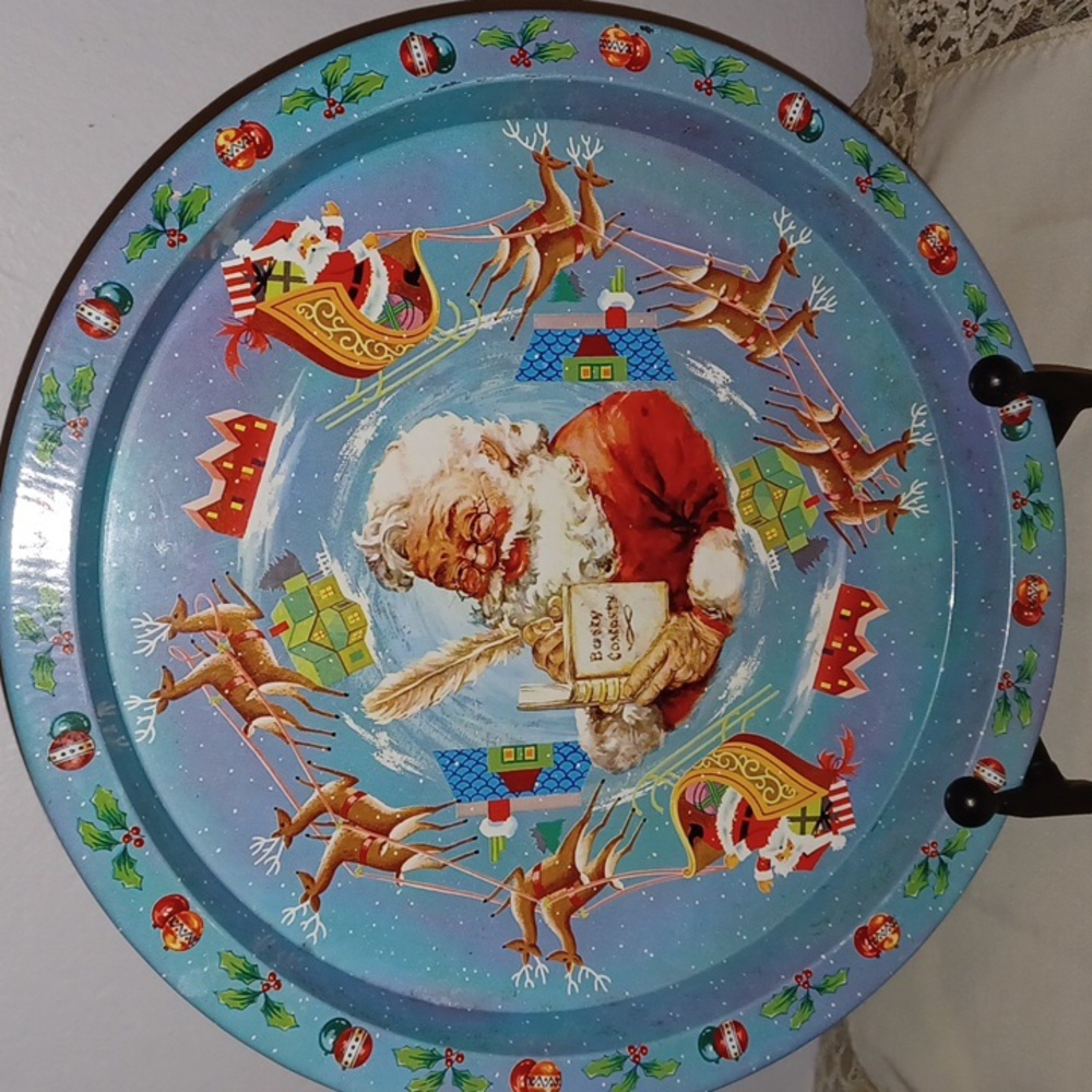 DAHER Vintage Santa Claus Tray